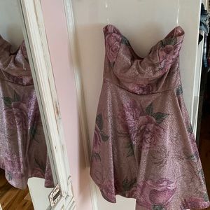 Crystal Doll Strapless Party Dress